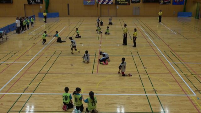息子ドッジボールで悔し泣き